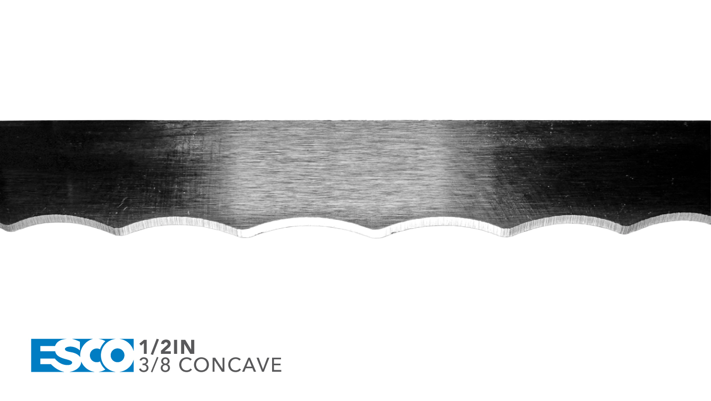 ESCO Foam Cutting Blades - 1/2IN - 3/8 Concave