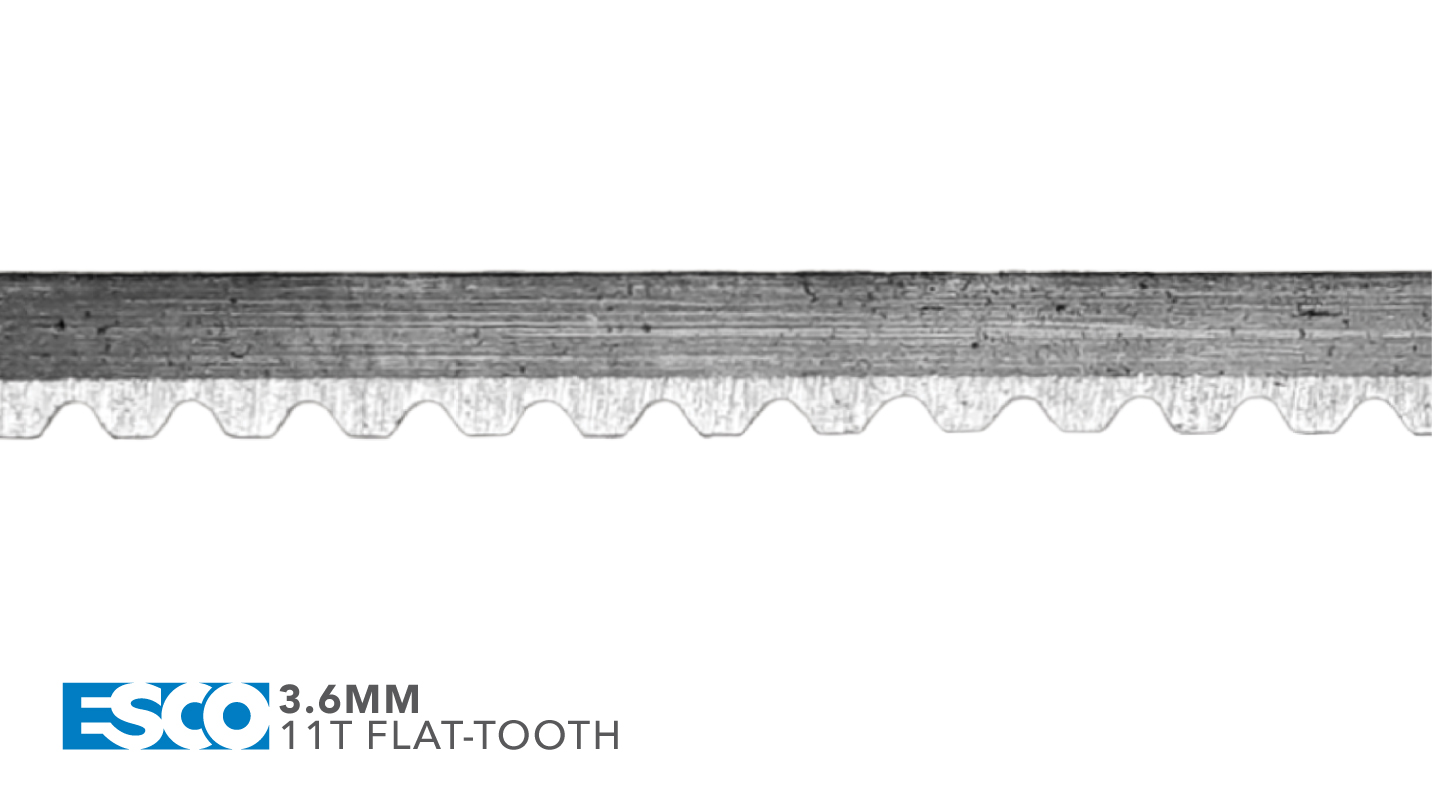 ESCO Foam Cutting Blades - 3.6MM - 11T Flat-Tooth