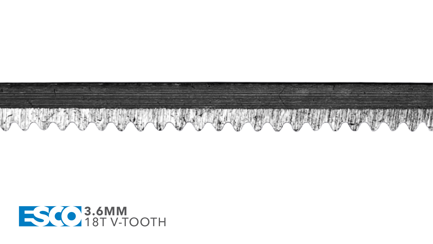 ESCO Foam Cutting Blades - 3.6MM - 18T V-Tooth