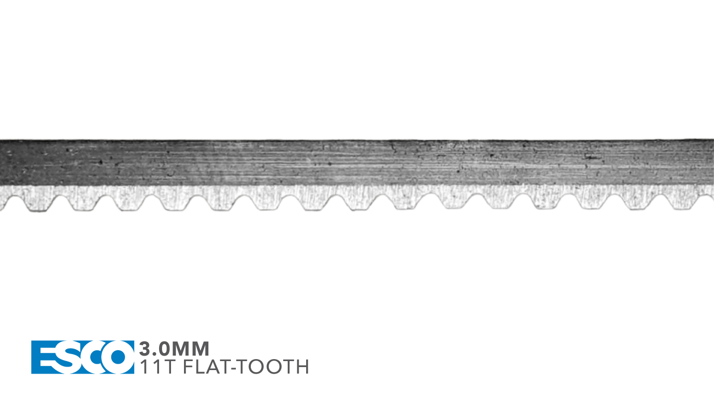 ESCO Foam Cutting Blades - 3MM - 11T Flat-Tooth