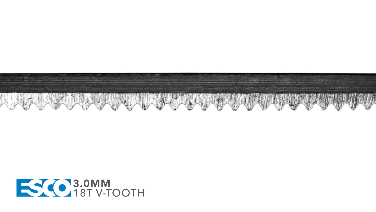 ESCO Foam Cutting Blades - 3MM - 18T V-Tooth
